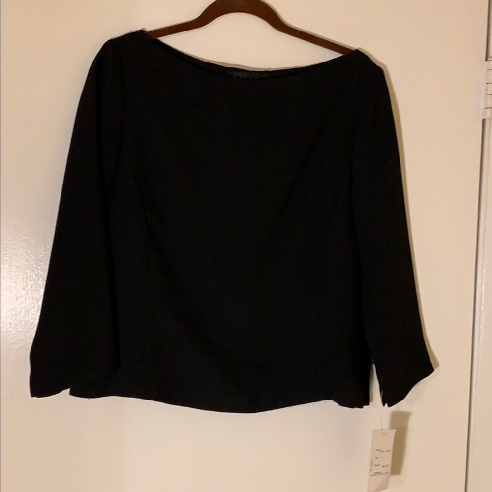 Finity Studio Boatneck 3/4 sleeve blouse Size 12